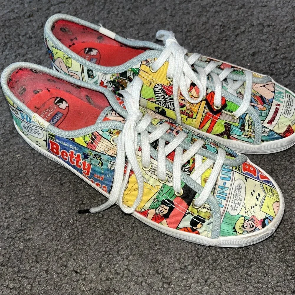 BETTY and VERONICA X KEDS LIMITED. KICKSTART SNEAKERS RIVERDALE ARCHIE JUGHEAD 9
